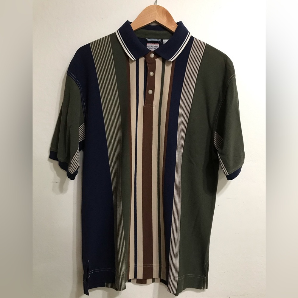 Vantage Bugle Boy Polo T-Shirt Size M